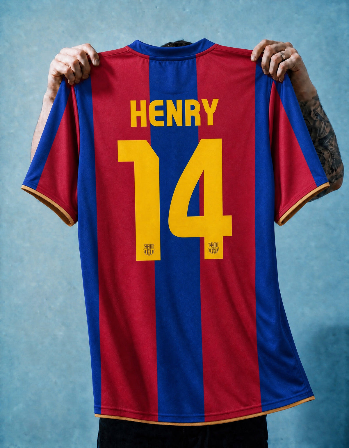 Henry Barcelona Heimtrikot 2007/08
