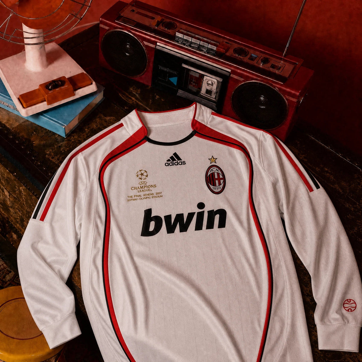 Maldini Milan Auswärts-Langarmtrikot 2006/07