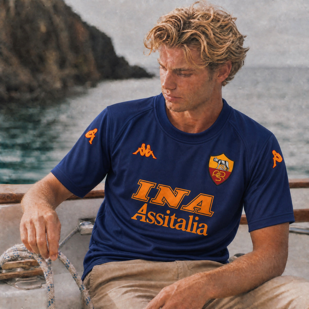 Batistuta Roma Ausweichtrikot 2000/01