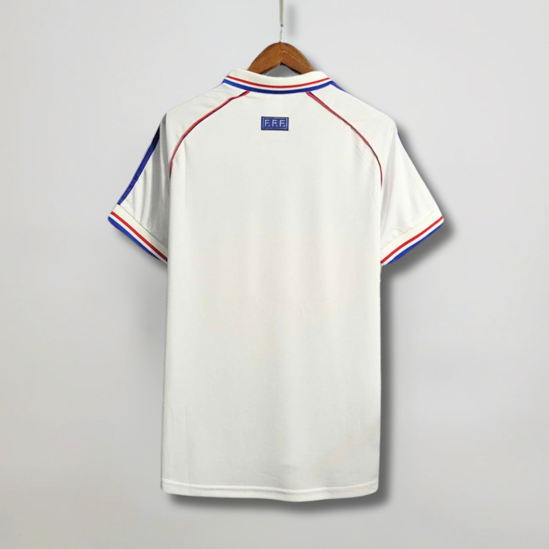Frankreich Auswärtstrikot Weiß 1998