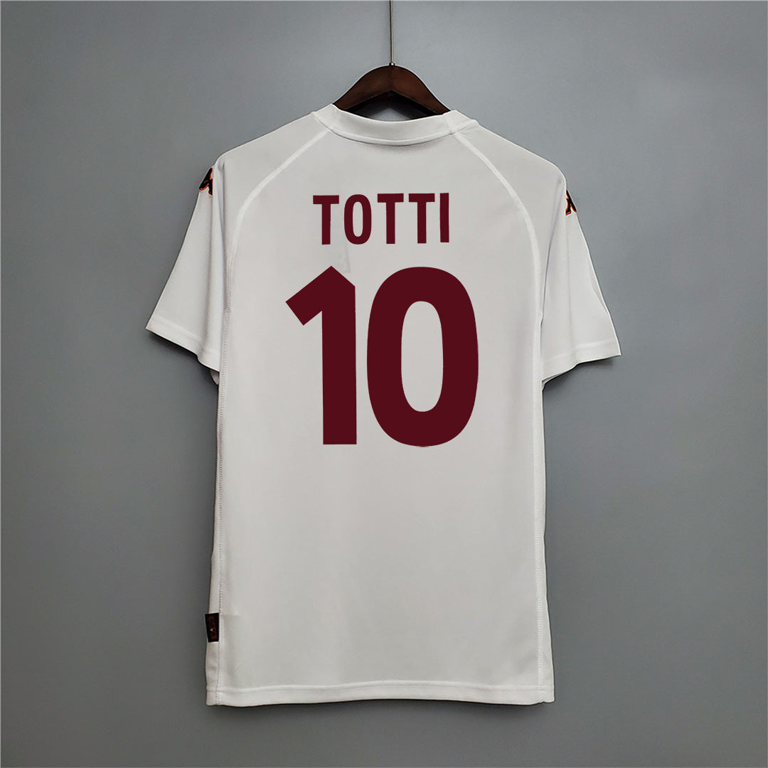 Roma Auswärtstrikot Weiß 2000/01