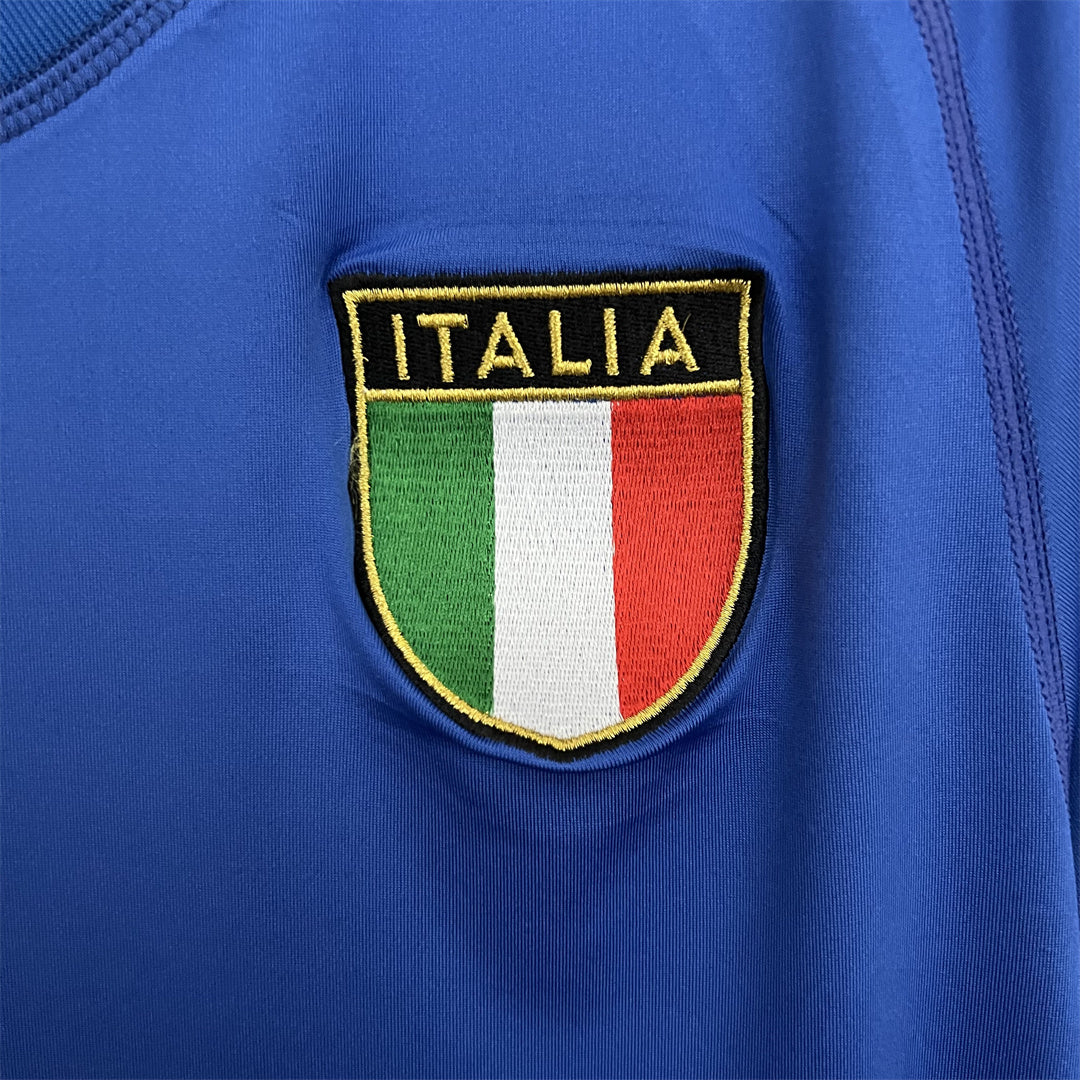 Italien Heimtrikot Blau 2000/01