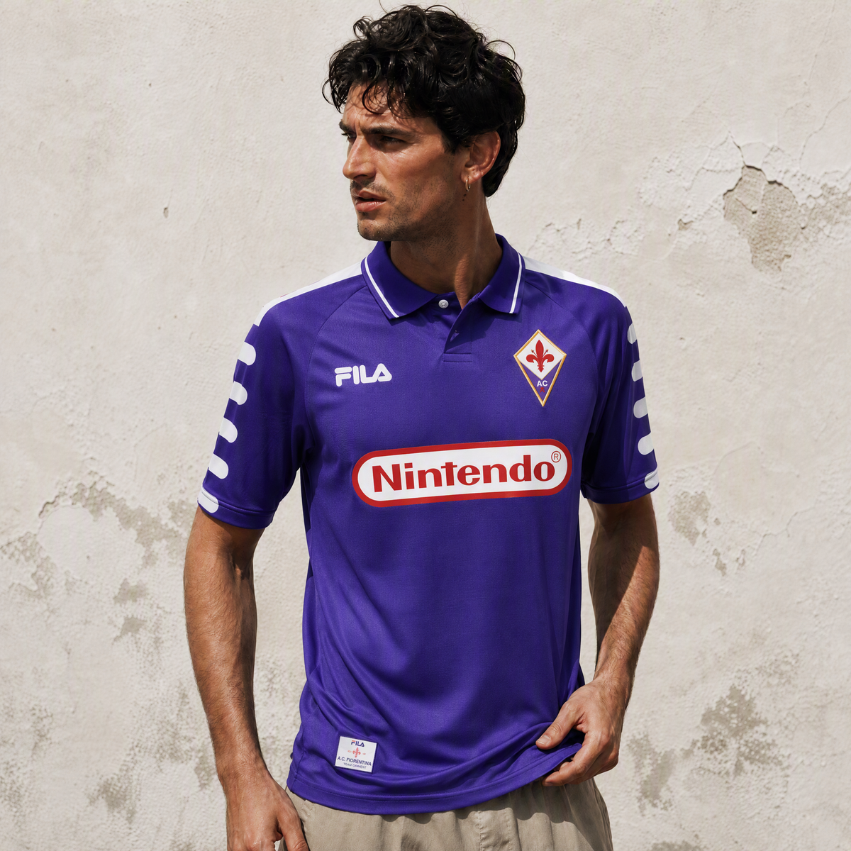 Batistuta Fiorentina Heim-Langarmtrikot 1998/99
