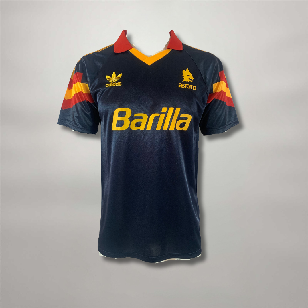 Roma Auswärtstrikot Weiß 1990/91