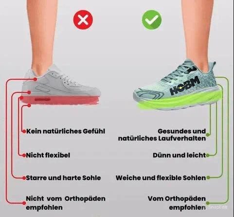 Bergtrek - Ergonomische Laufschuhe mit hochwertiger Dämpfung - Unisex